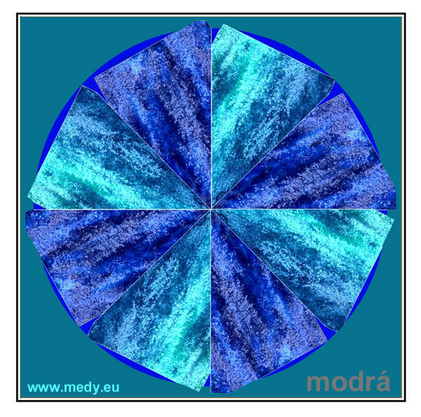 mandala-modr